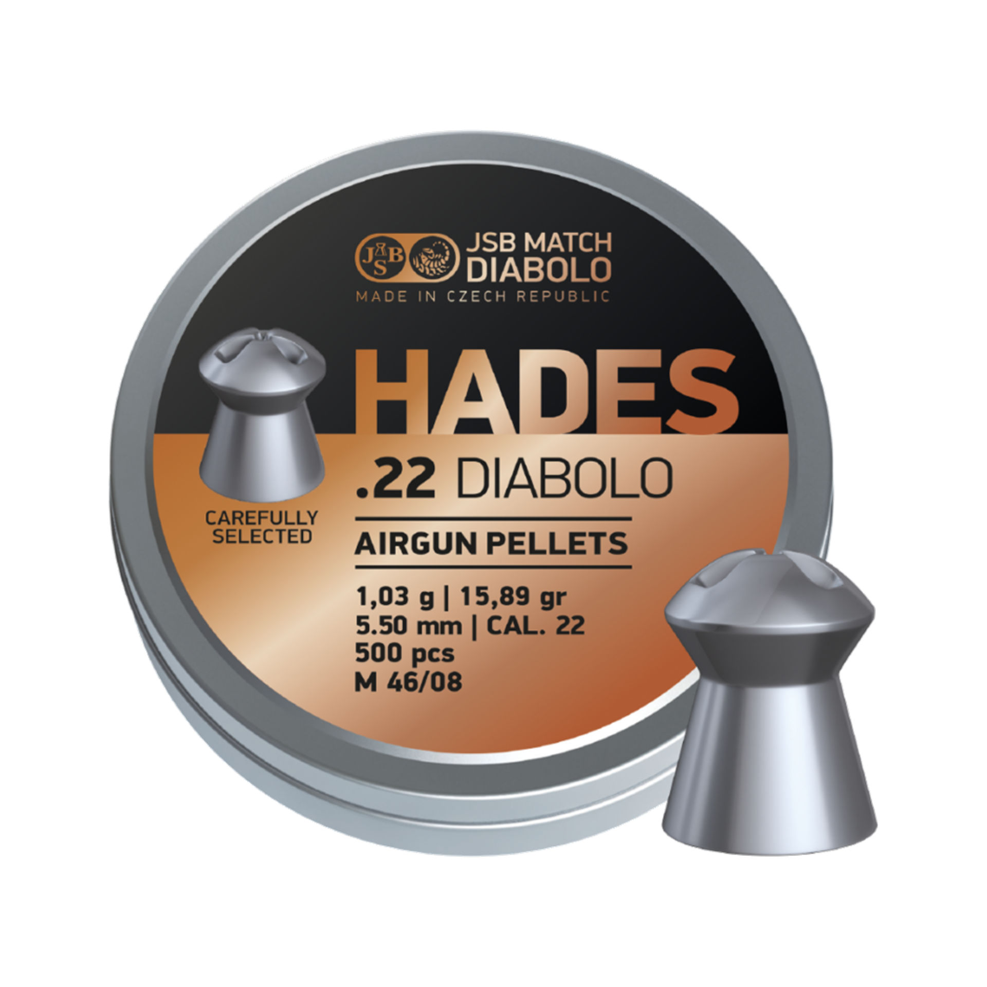 JSB Jumbo Hades Pellets .22 - 5.5mm - 1.030g - 500pcs