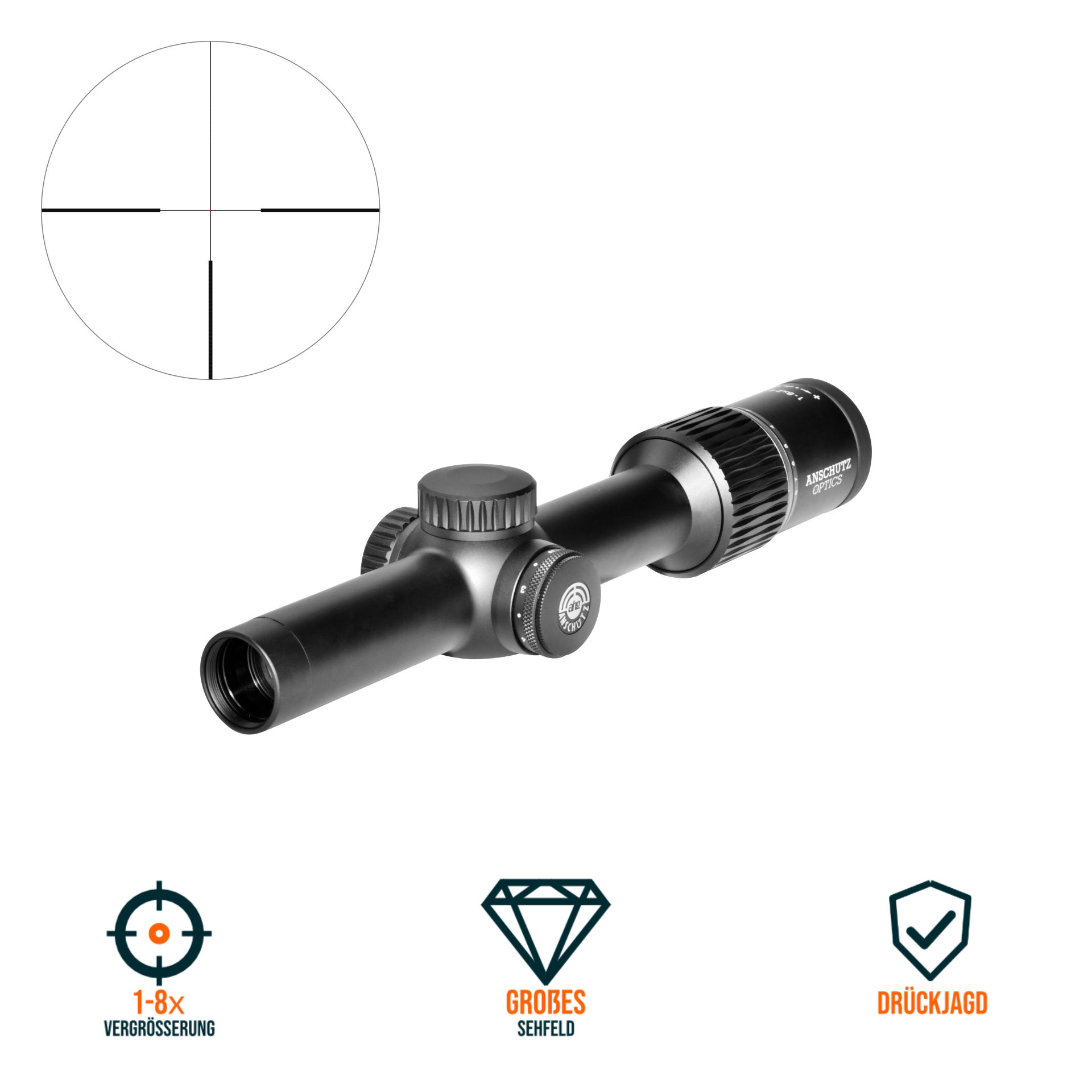 Anschütz Optics PERFORMANCE PRO 1-8x24