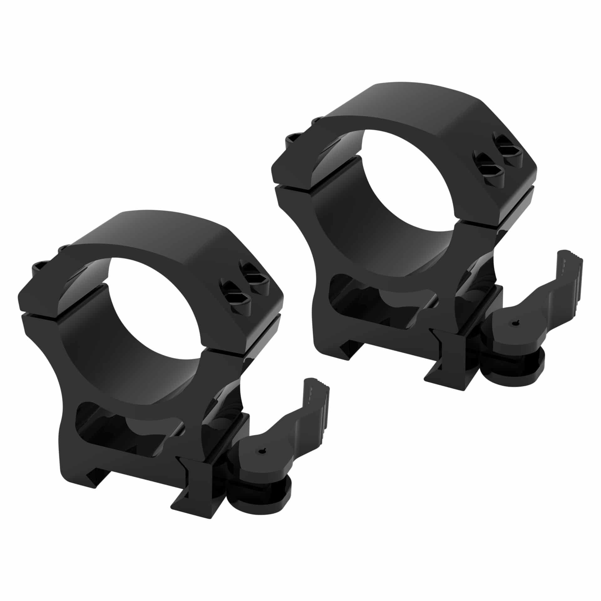 Anschütz Optics Ringmontage, 30mm, Medium, Weaver/Picatinny, QR, zweiteilig - 63511