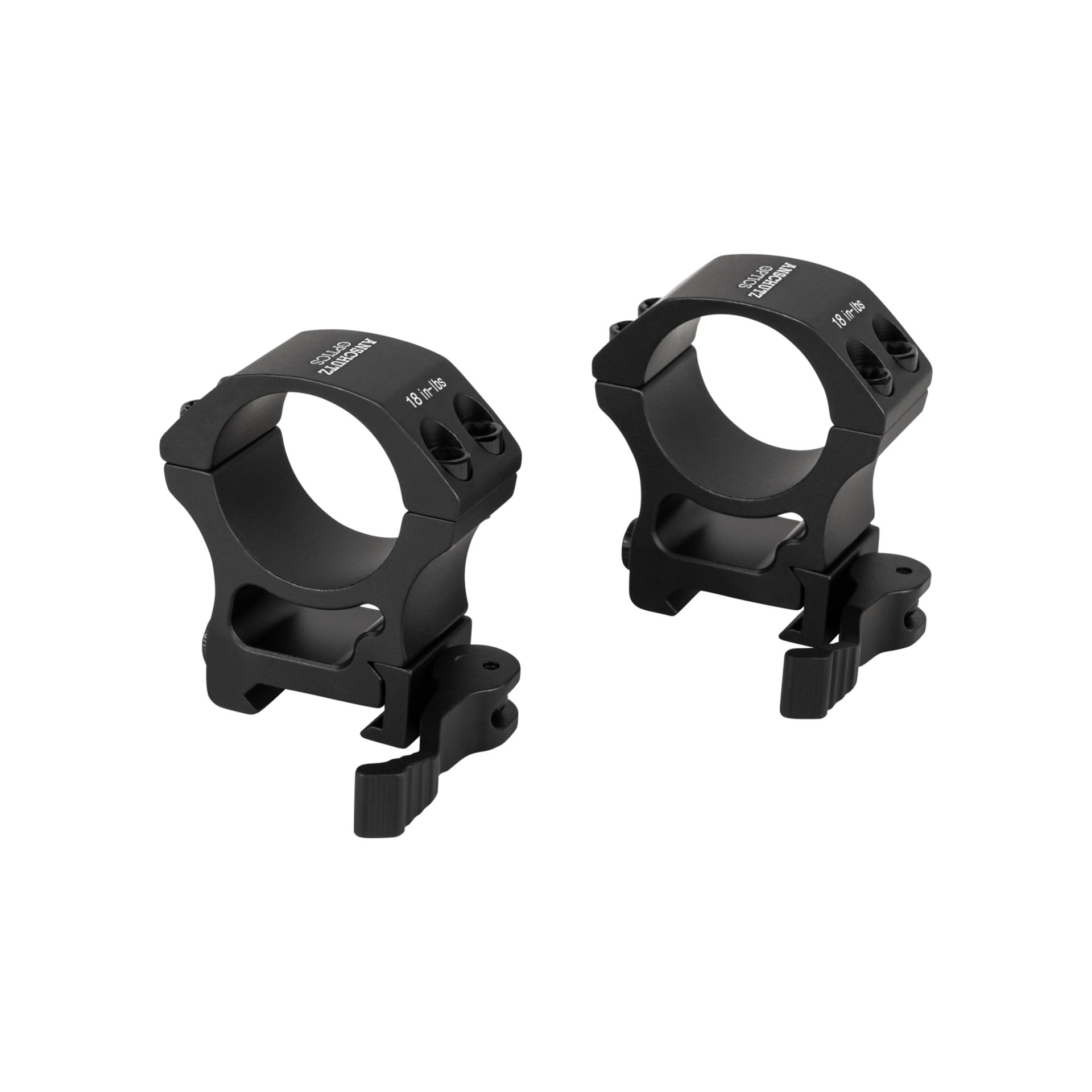 Anschütz Optics Ringmontage, 30mm, Medium, Weaver/Picatinny, QR, zweiteilig - 63511