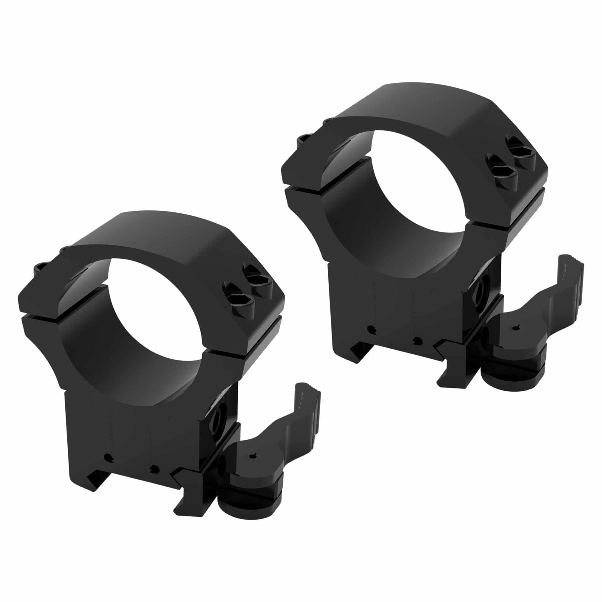Anschütz Optics Variable Ringmontage, 30mm, verstellbar, Weaver/Picatinny, QR, zweiteilig - 63516
