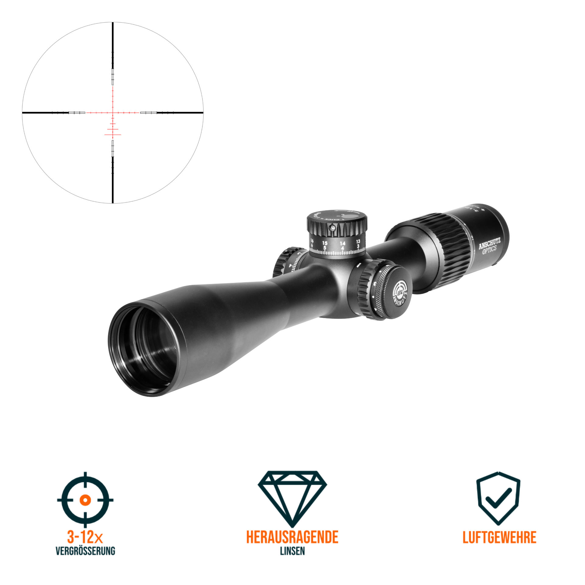 Anschütz Optics AIR PRO 3-12x44