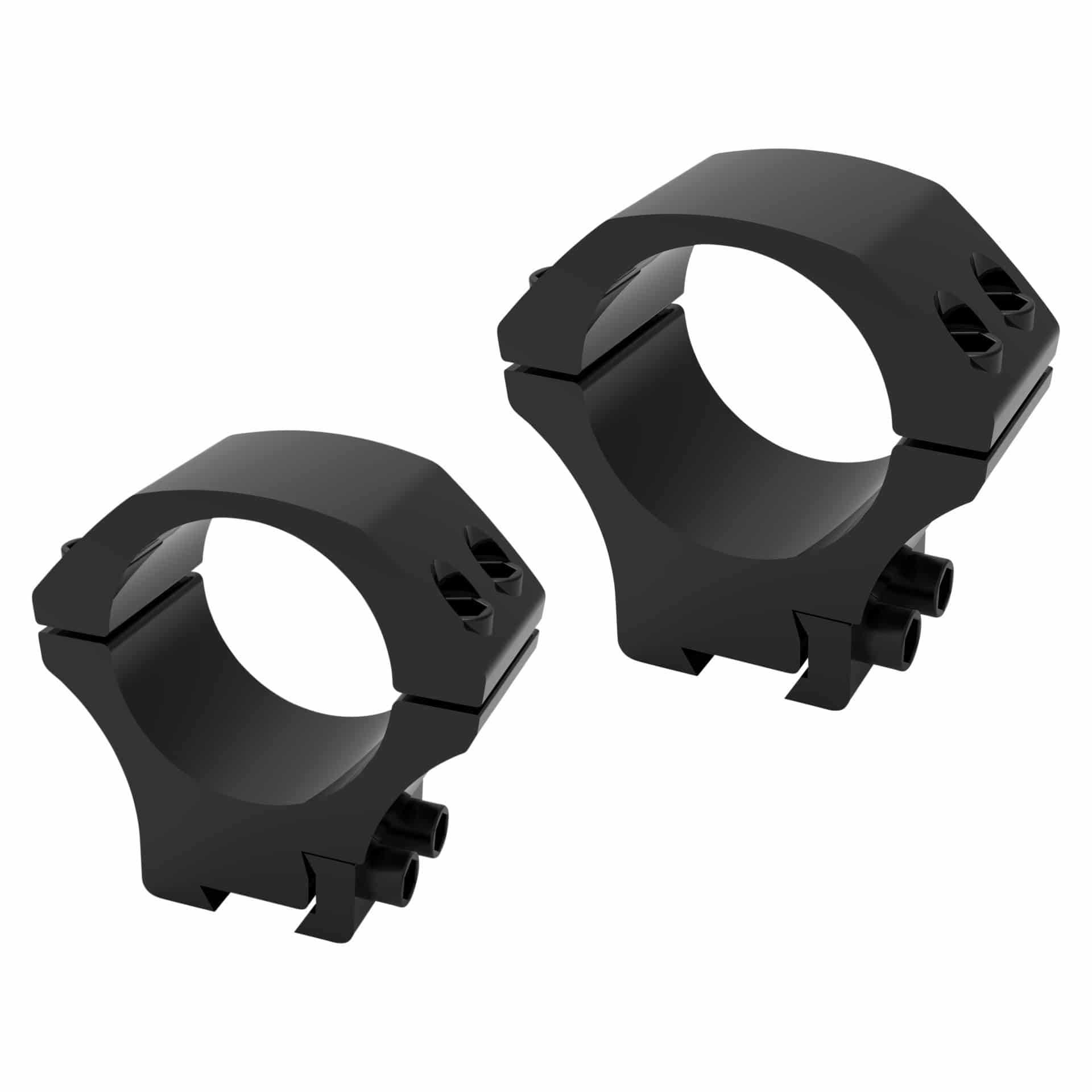 Anschütz Optics Ringmontage, 30mm, Low, Prismenschiene, geschraubt, zweiteilig - 63500