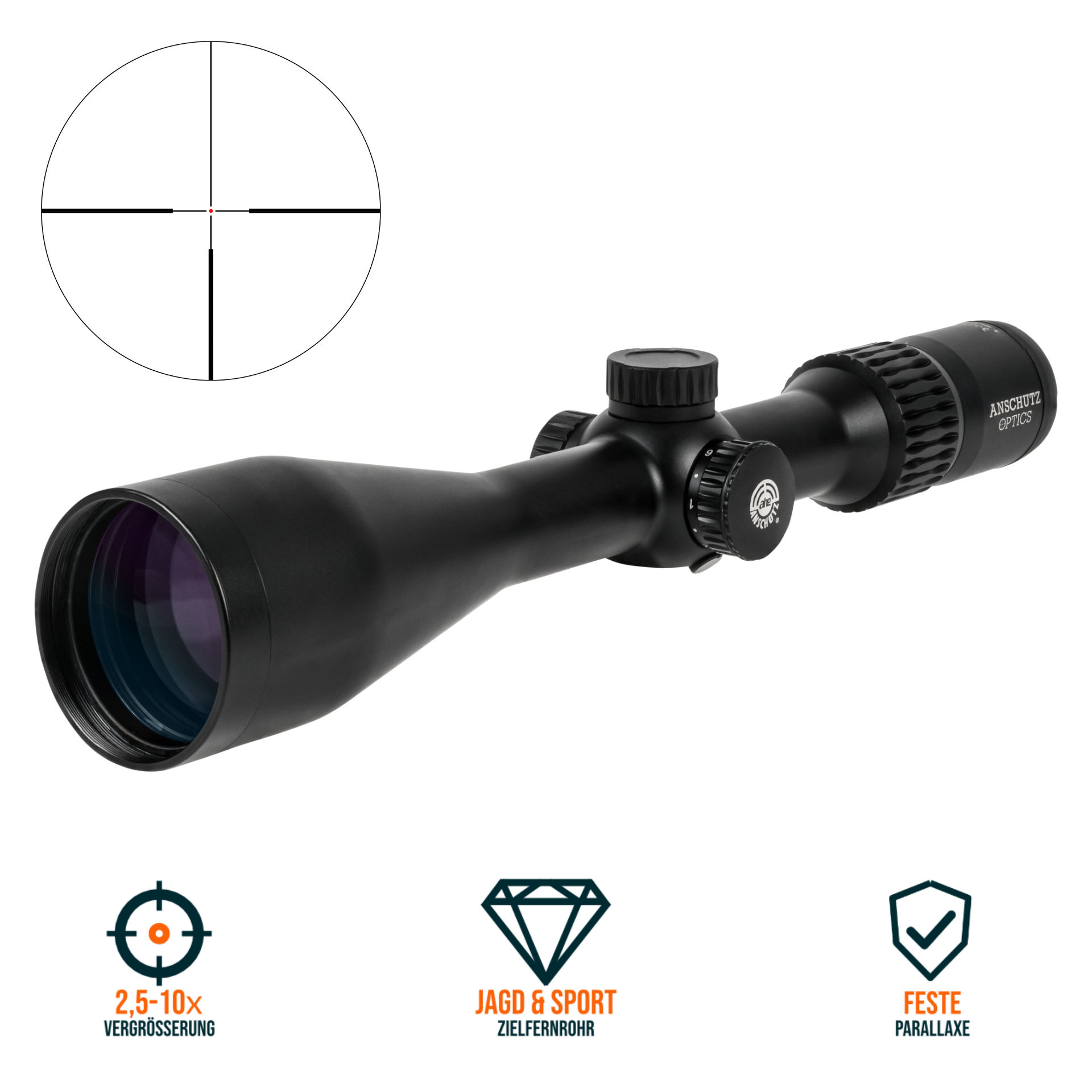 Anschütz Optics CLASSIC PRO 2,5-10x50