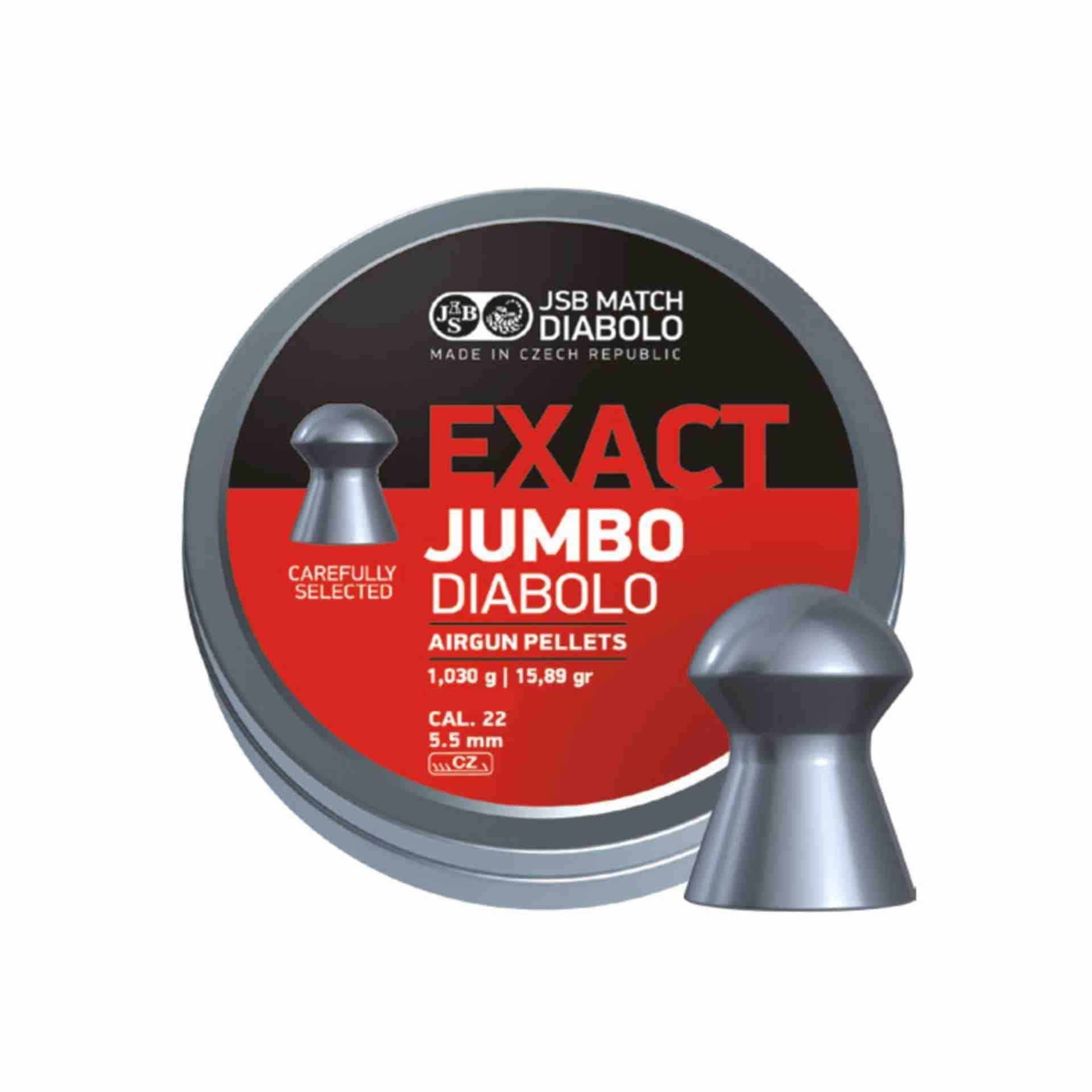 JSB Exact Jumbo Diabolo .22 / 5,52mm / 1,030g / 250Stk