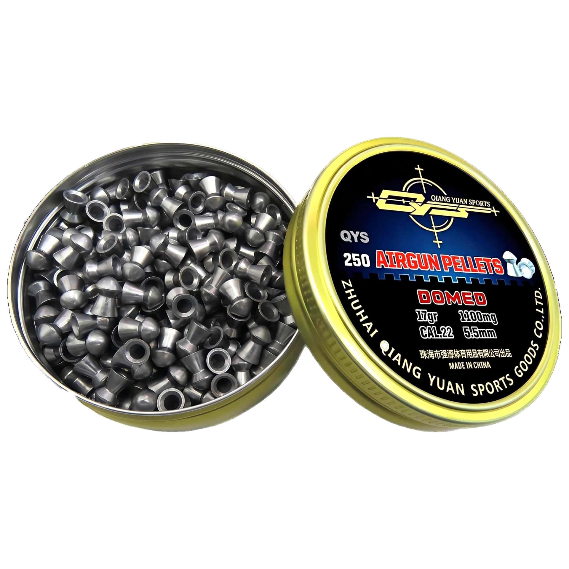 Qiang Yuan Domed Diabolos - 5,5mm, 17gr, 1100mg - 250Stk