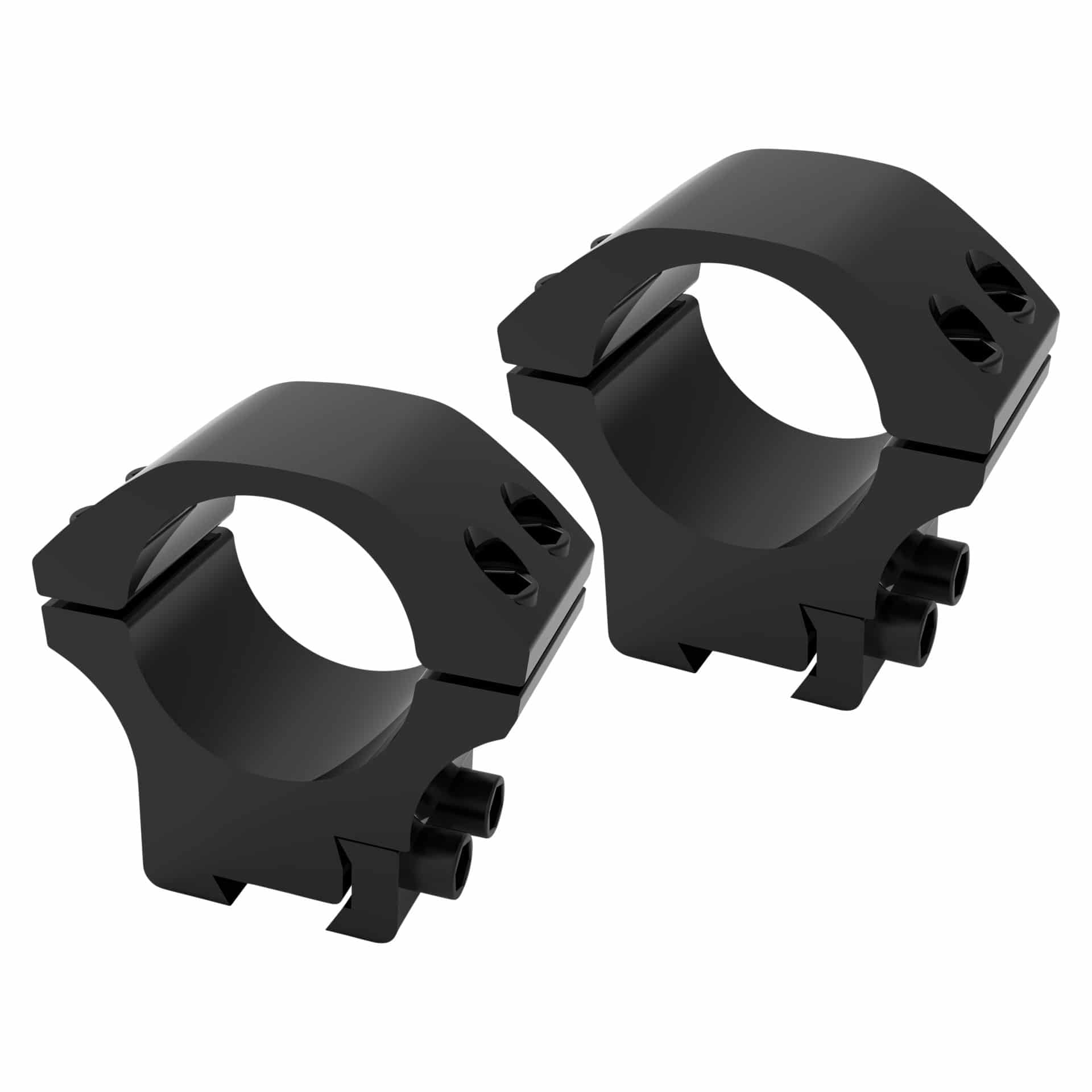 Anschütz Optics Ringmontage, 1", Low, Prismenschiene, geschraubt, zweiteilig - 63600