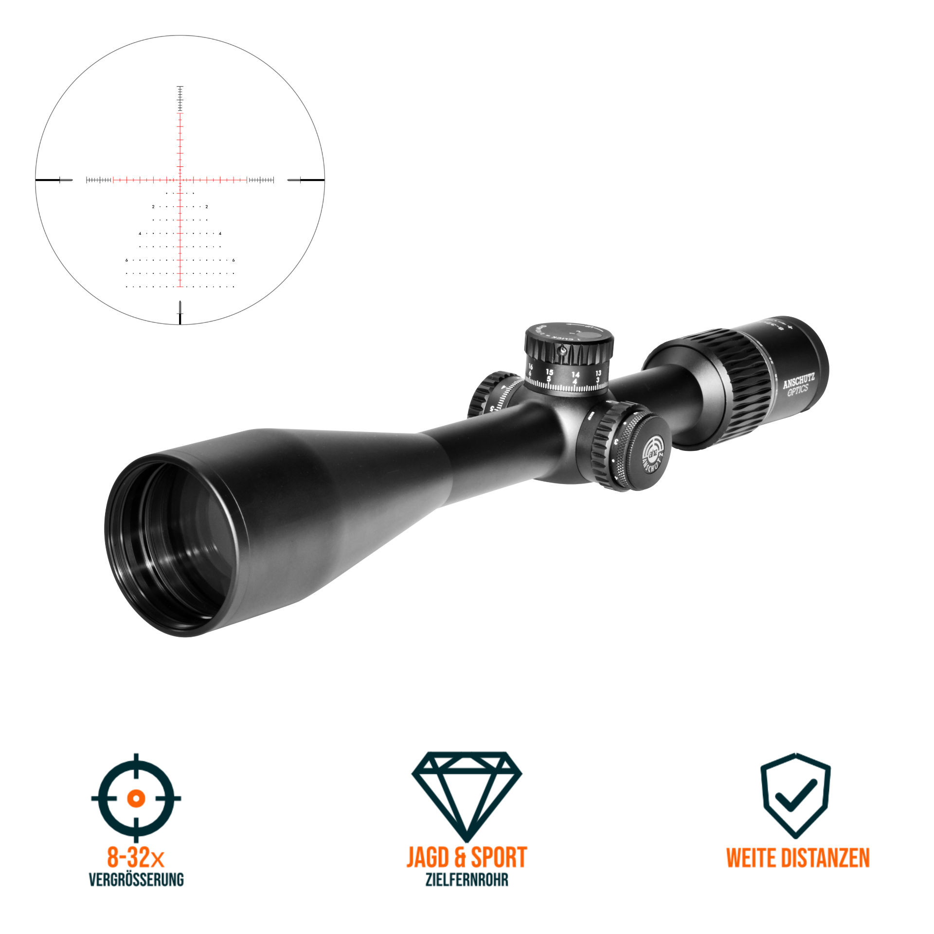 Anschütz Optics PERFORMANCE PRO 8-32x56